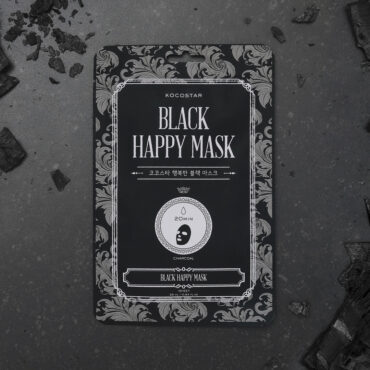 Black Happy Mask_Mascarilla coreana Kocostar 1